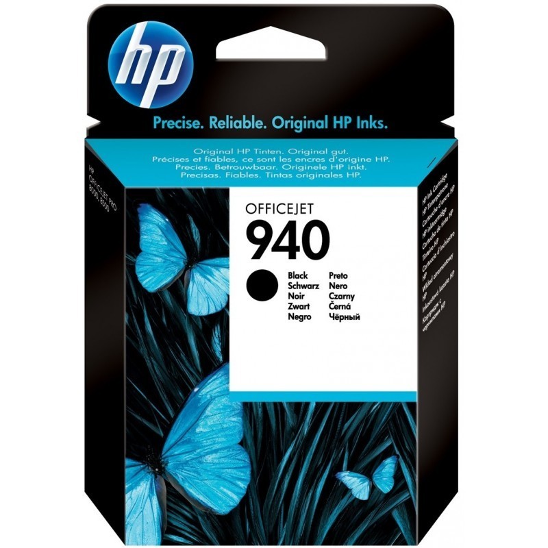 HP 940 Noir - Cartouche d'encre HP d'origine (C4902AE)