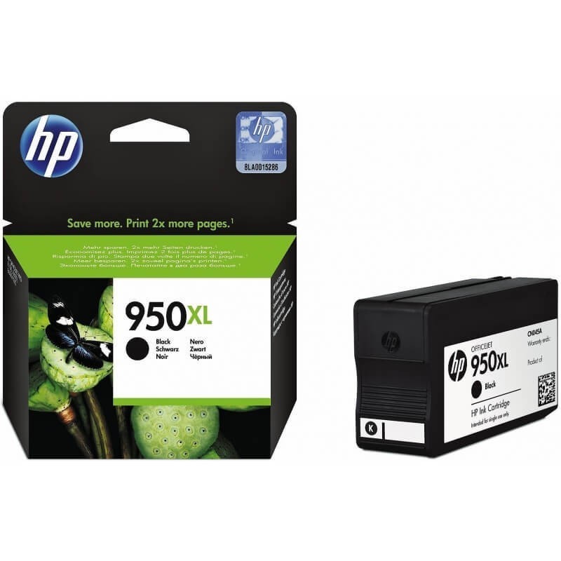 HP 950XL Noir - Cartouche d'encre grande capacité HP d'origine (CN045AE)