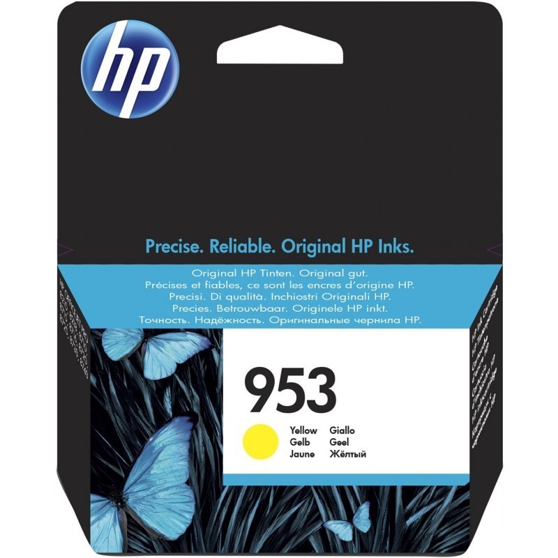 HP 953 Jaune - Cartouche d'encre HP d'origine (F6U14AE)