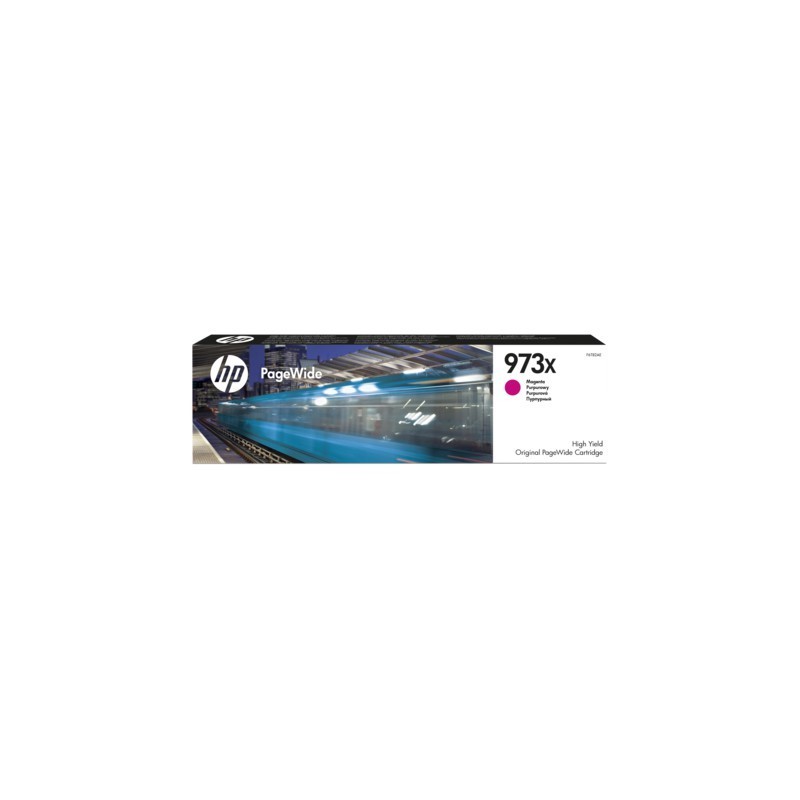 HP 973X Magenta - Cartouche PageWide grande capacité HP d'origine (F6T82AE)